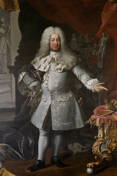 Fredrik I, King of Sweden 1720-1751 by George Engelhardt Schröder
